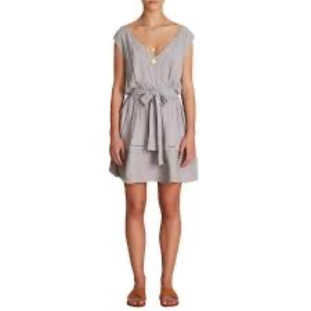 Sancia Anja V-Neck Pleated Fit & Flare Dress